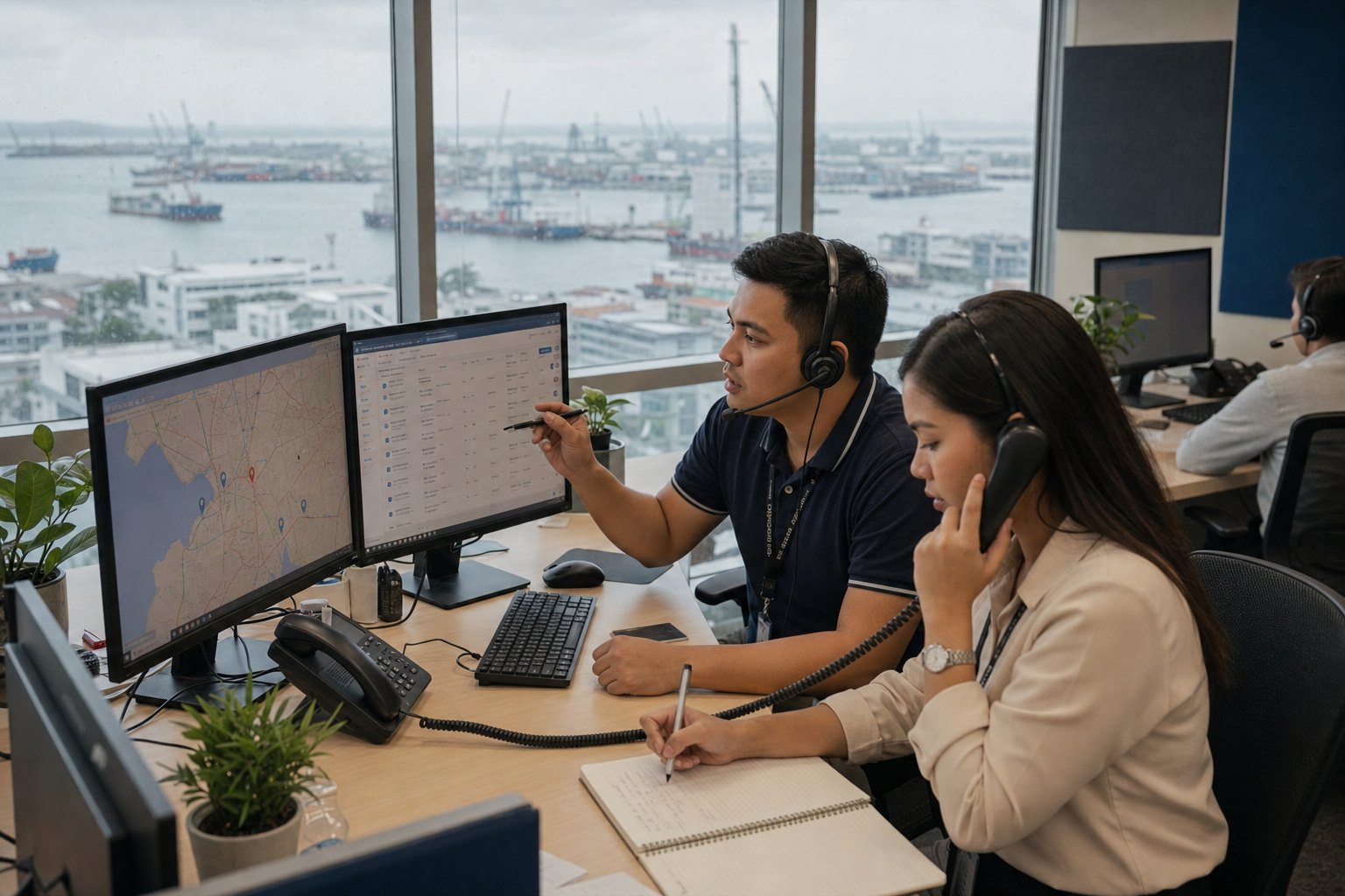 Staff Connect dispatch team coordinating Wrong Fuel Rescue jobs